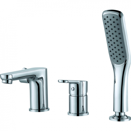 Смеситель на борт ванны D&K Rhein Marx DA1394941 на 3 отверстия