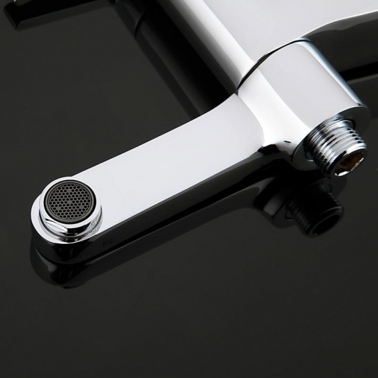 Смеситель на борт ванны GAPPO G04 G1204 на 1 отверстие, хром