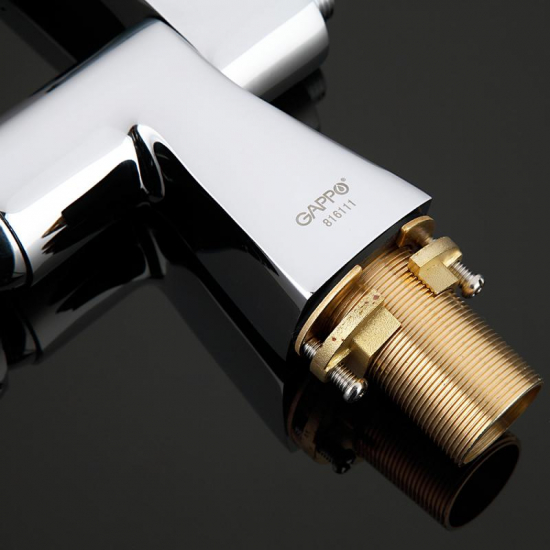 Смеситель на борт ванны GAPPO G04 G1204 на 1 отверстие, хром