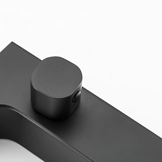 Смеситель на борт ванны GAPPO G17-6 G1117-6 на 3 отверстия, чёрный