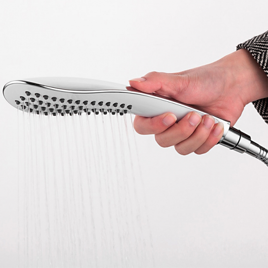 Смеситель на борт ванны GAPPO G48 G1148 на 3 отверстия, хром/белый