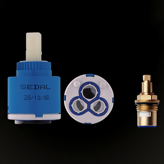 Смеситель на борт ванны GAPPO G48 G1148 на 3 отверстия, хром/белый