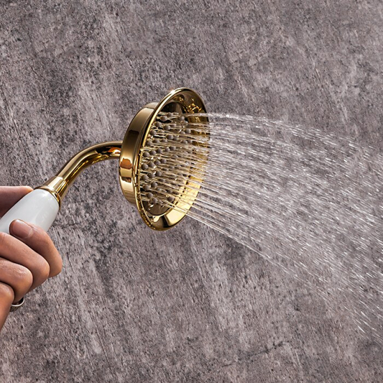 Смеситель на борт ванны GAPPO G89-6 G1189-6 на 4 отверстия, золото