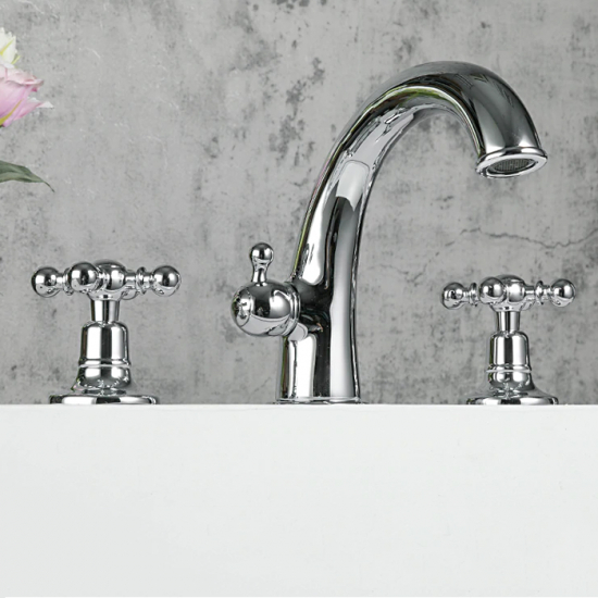 Смеситель на борт ванны GAPPO G89 G1189 на 4 отверстия, хром