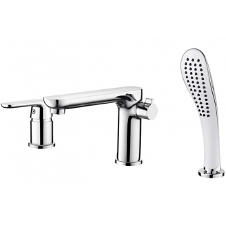 Смеситель на борт ванны LEDEME L1153 на 3 отверстия, хром 