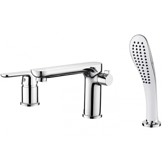 Смеситель на борт ванны LEDEME L1153 на 3 отверстия, хром 