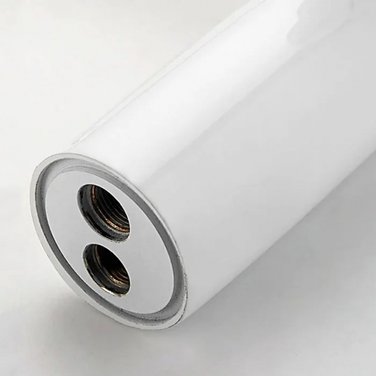 Смеситель на борт ванны LEDEME L1153W на 3 отверстия белый/хром