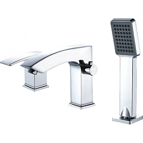 Смеситель на борт ванны LEDEME L1198 на 3 отверстия, хром