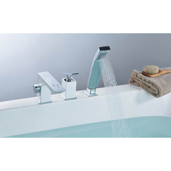 Смеситель на борт ванны LEMARK Contest LM5845CW на 3 отверстия, хром