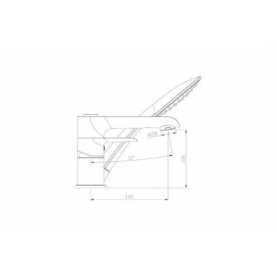 Смеситель на борт ванны ROSSINKA W40-39