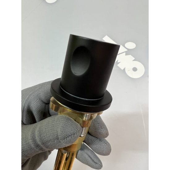 Смеситель на борт ванны TIMO Helmi 4020/03Y на 4 отверстия, чёрный