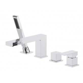 Смеситель на борт ванны TIMO Selene 2130/00Y на 4 отверстия, хром