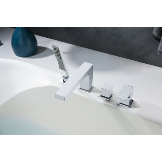 Смеситель на борт ванны TIMO Selene 2130/00Y на 4 отверстия, хром