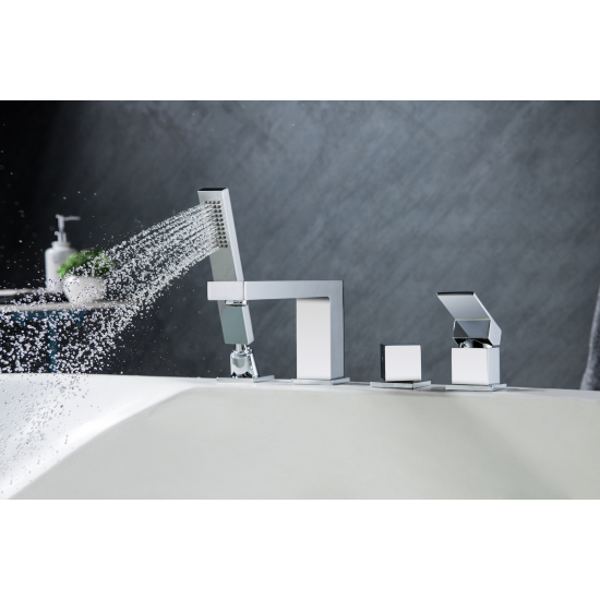 Смеситель на борт ванны TIMO Selene 2130/00Y на 4 отверстия, хром