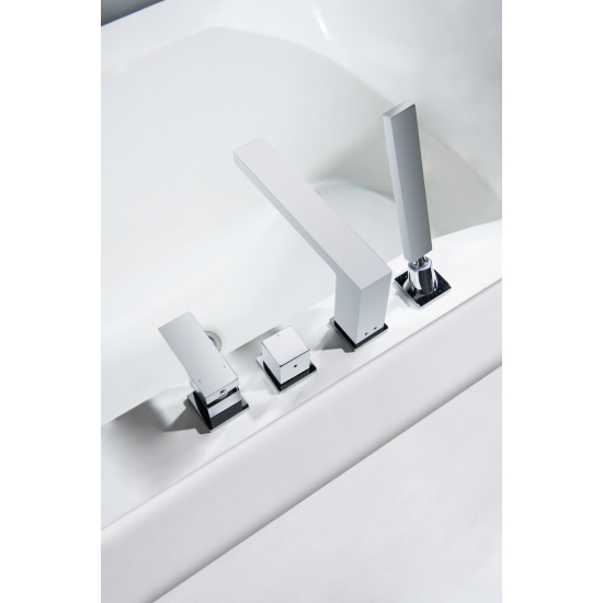 Смеситель на борт ванны TIMO Selene 2130/00Y на 4 отверстия, хром