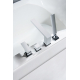 Смеситель на борт ванны TIMO Selene 2130/00Y на 4 отверстия, хром