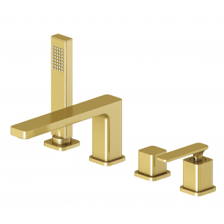 Смеситель на борт ванны TIMO Torne 4330/17Y на 4 отверстия, золото