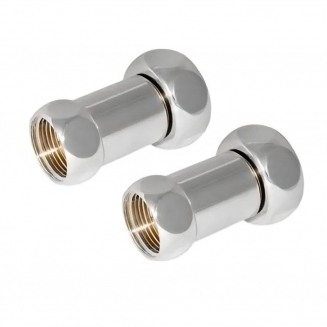 Соединение для полотенцесушителя VIEIR 1"x3/4" вн/вн, прямое пара