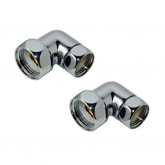 Соединение для полотенцесушителя VIEIR 1"x3/4" вн/вн, угловое пара