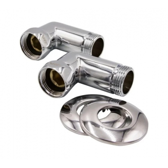 Соединение для полотенцесушителя VRT 1''x1'' вн/нар, угловое пара