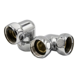 Соединение для полотенцесушителя VRT 1''x1'' вн/вн, угловое пара