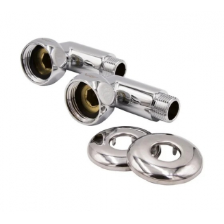 Соединение для полотенцесушителя VRT 1''x1/2'' вн/нар, угловое пара