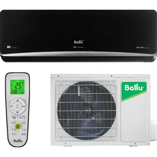 Сплит-система BALLU Platinum ERP DC Inverter Black Editi BSPI-10HN1/BL/EU инверторного типа комплект