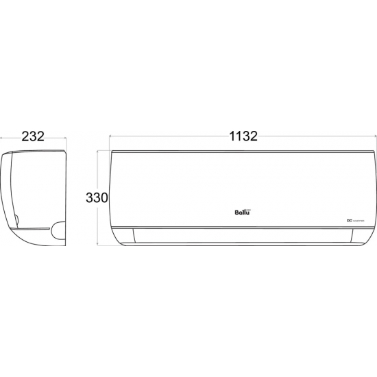 Сплит-система BALLU Platinum Evolution DC Inverter BSUI-24HN8_22Y инверторного типа комплект 