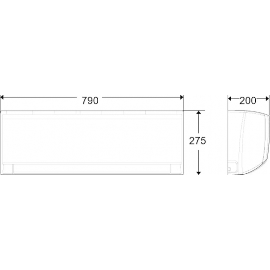 Сплит-система ELECTROLUX Air Gate 2 Black EACS-09HG-B2/N3 комплект (блок внутренний, блок внешний)