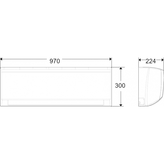 Сплит-система ELECTROLUX Air Gate 2 Black EACS-18HG-B2/N3 комплект (блок внутренний, блок внешний)