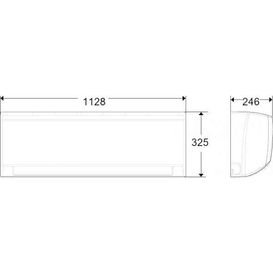 Сплит-система ELECTROLUX Air Gate 2 Black EACS-24HG-B2/N3 комплект (блок внутренний, блок внешний)