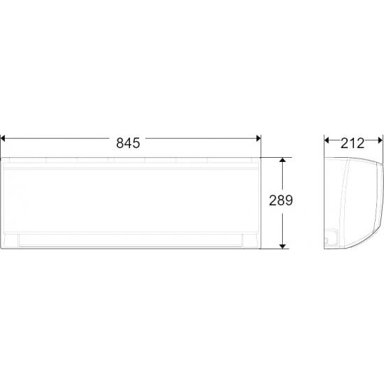Сплит-система ELECTROLUX Air Gate 2 Milk EACS-12HG-M2/N3 комплект (блок внутренний, блок внешний)