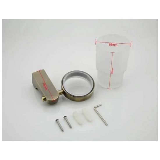 Стакан FRAP F1406 одинарный под бронзу