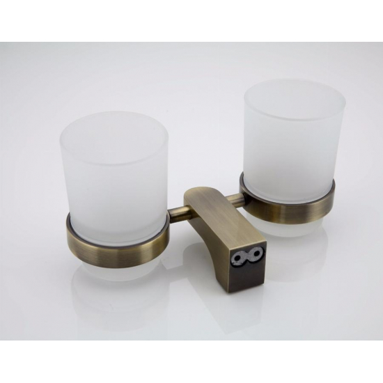 Стакан FRAP F1408 двойной под бронзу