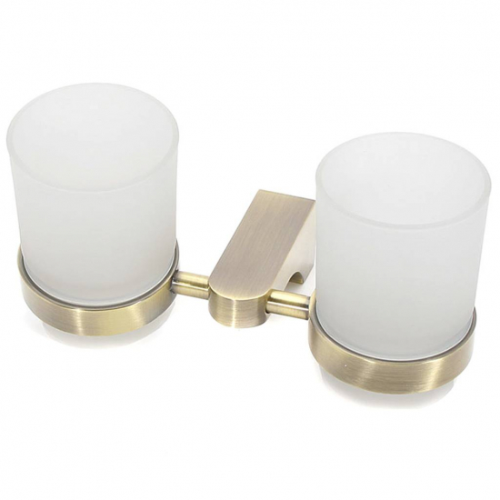 Стакан FRAP F1408 двойной под бронзу