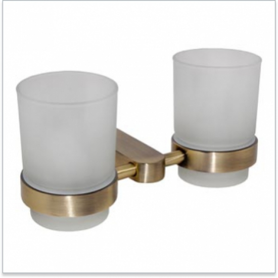 Стакан FRAP F1408 двойной под бронзу