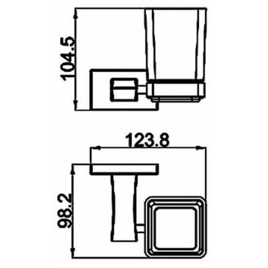 Стакан GAPPO G0706 одинарный