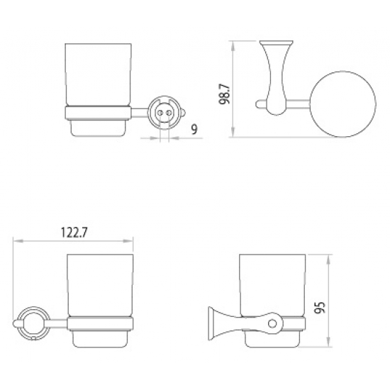 Стакан LEMARK  LM2136C