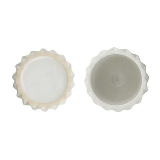 Стакан настольный САНАКС 10632 белый, керамика