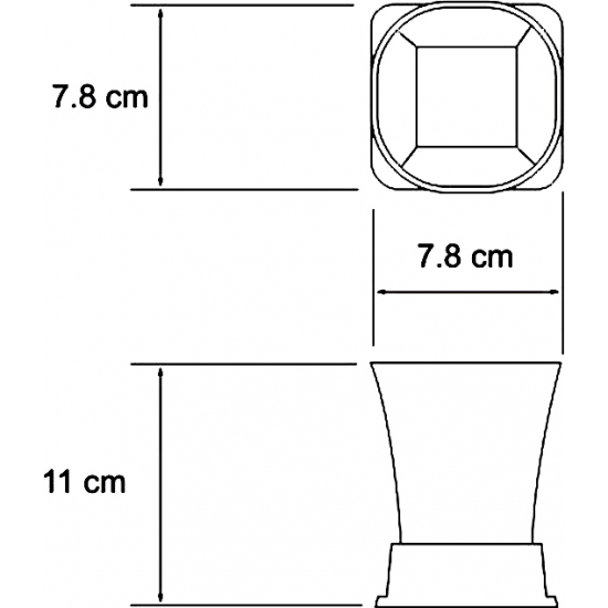 Стакан WASSERKRAFT Exter K-5528
