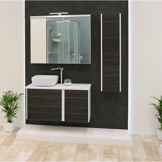 Столешница АКВАТОН Брук 100 (60+40) для одной раковины 1A204405BC010