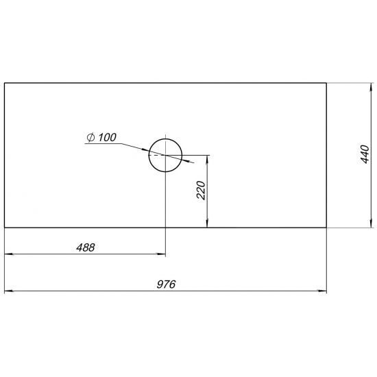 Столешница AQUANET Nova Lite 100 бежевый