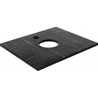 Столешница DIWO Элиста 60 черный мрамор, без кронштейнов