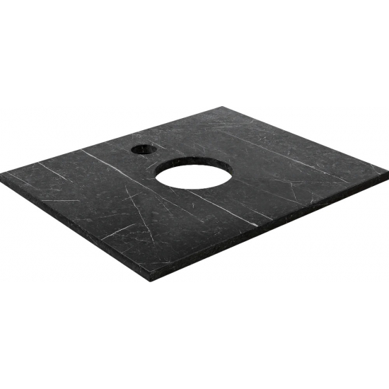 Столешница DIWO Элиста 60 черный мрамор, без кронштейнов