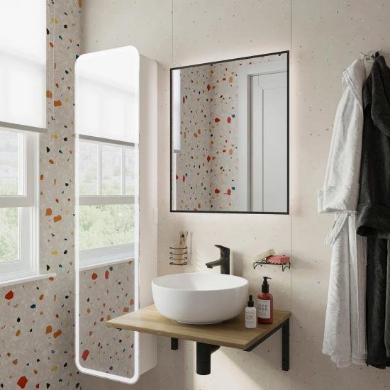 Столешница DIWO Элиста 60 светлое дерево, без кронштейнов