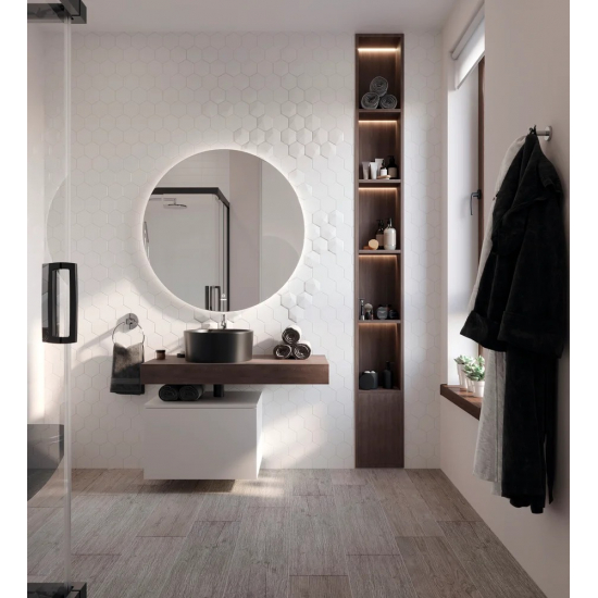 Столешница STWORKI Ольборг 100 без отверстий, дуб карпентер