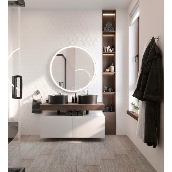 Столешница STWORKI Ольборг 120 без отверстий, дуб карпентер