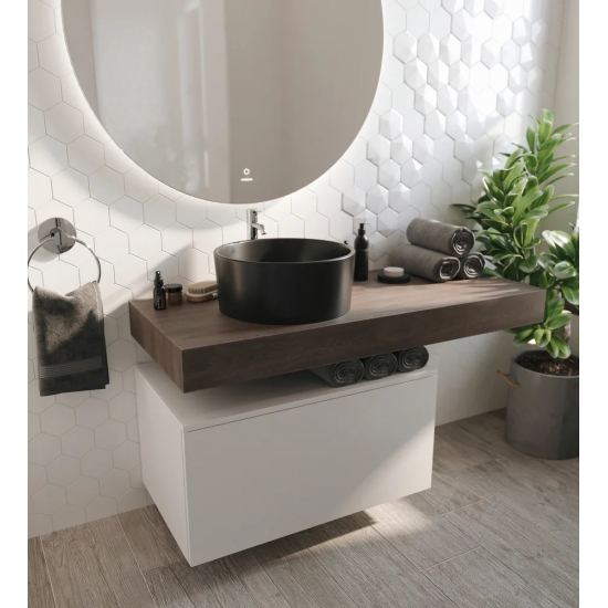 Столешница STWORKI Ольборг 120 без отверстий, дуб карпентер