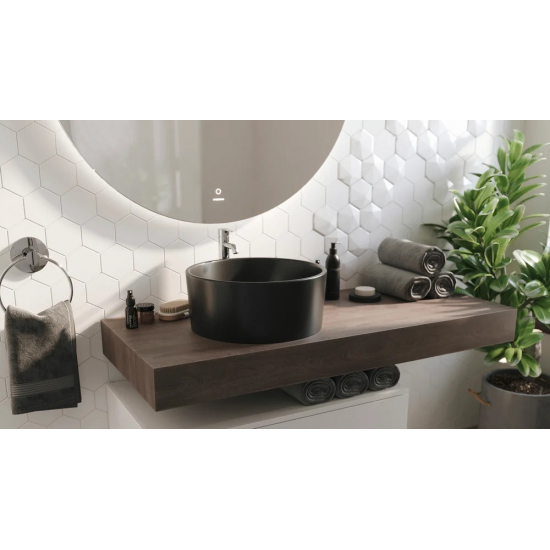 Столешница STWORKI Ольборг 120 без отверстий, дуб карпентер