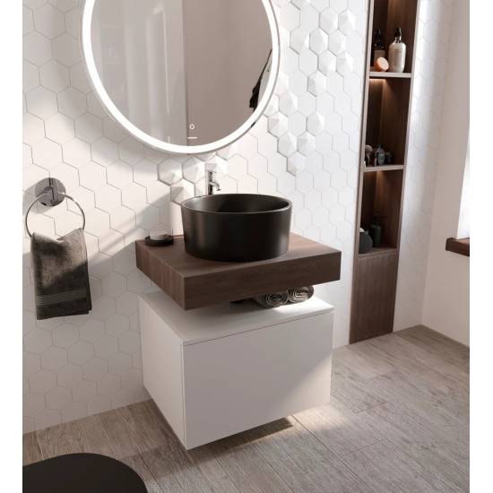 Столешница STWORKI Ольборг 60 без отверстий, дуб карпентер